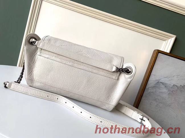 SAINT LAURENT Niki leather belt bag 577124 white