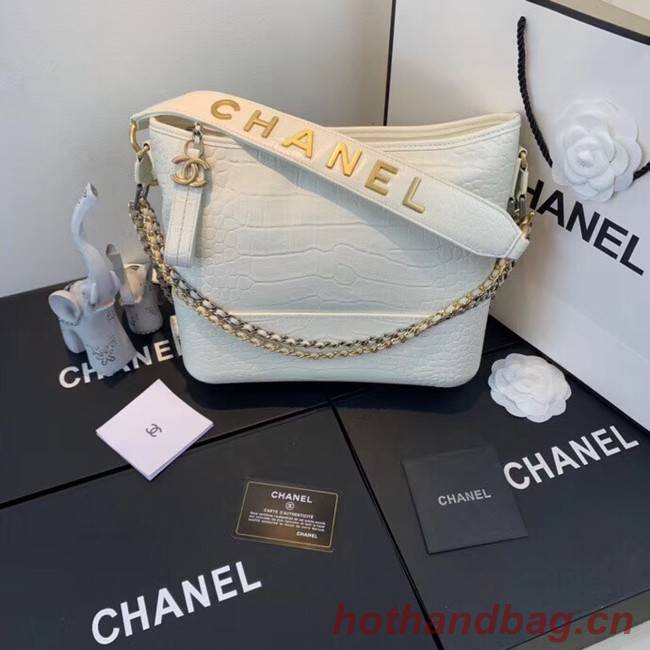 Chanel gabrielle hobo bag A93824 white