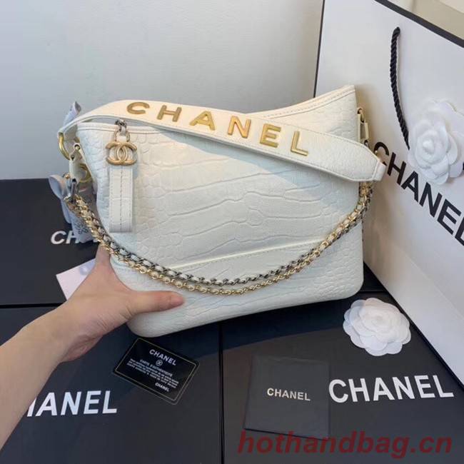 Chanel gabrielle hobo bag A93824 white