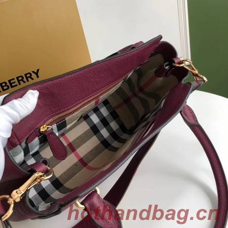 BURBERRY Medium Banner tote bag 0221 Burgendy