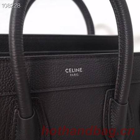 CELINE NANO LUGGAGE BAG IN LAMINATED LAMBSKIN 189244-7