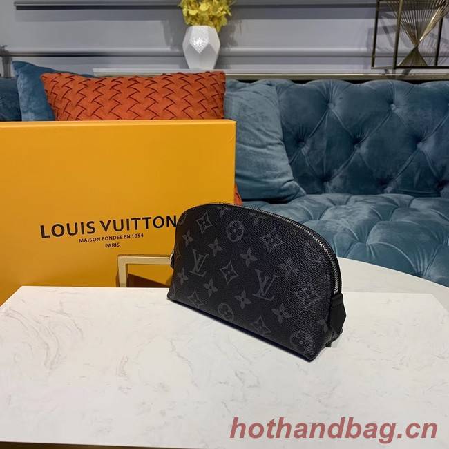 Louis vuitton original Monogram COSMETIC POUCH PM M52030 black