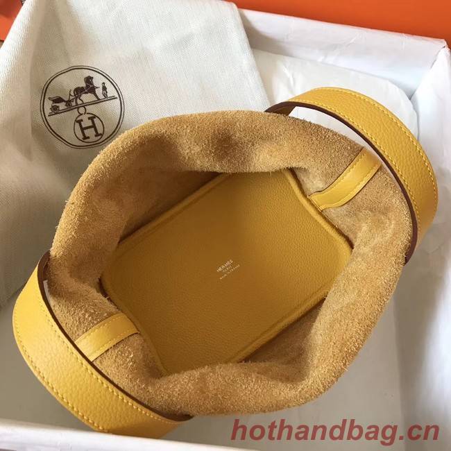 Hermes Picotin Lock PM Bags Original Leather H8688 yellow