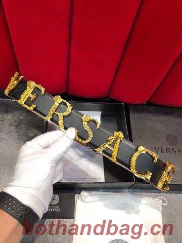 Versace Leather Belt VS7488 Black