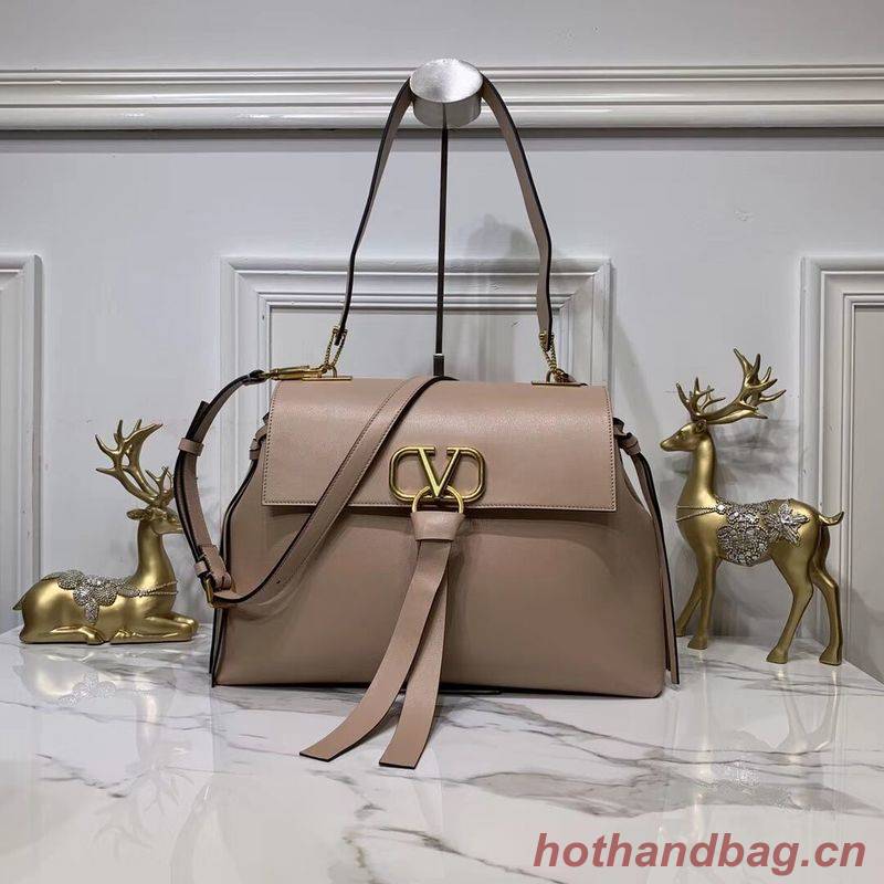 VALENTINO Origianl Leather Bag V0012 Nude