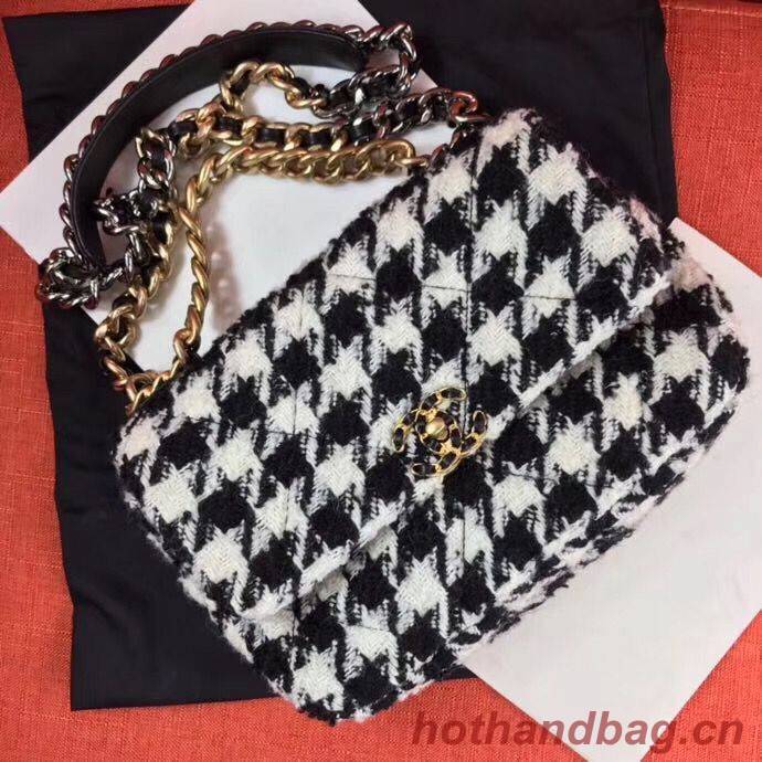 Chanel Original Flap Bags Houndstooth A3269 Black&White