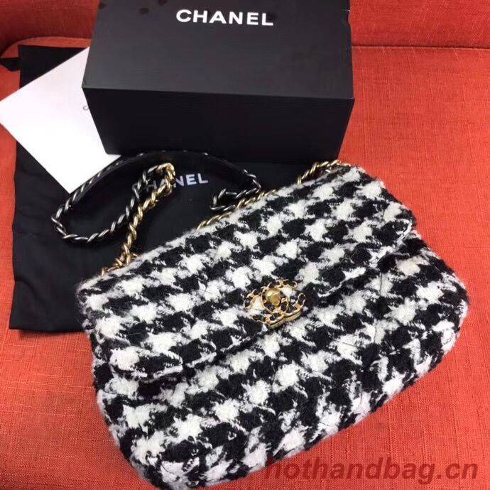 Chanel Original Flap Bags Houndstooth A3269 Black&White