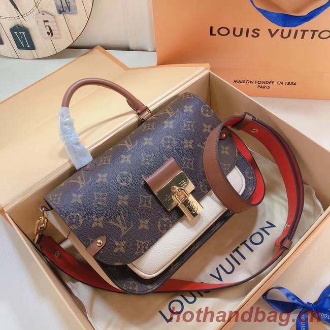 Louis Vuitton Monogram Canvas Original Leather VAUGIRARD M44354 cream