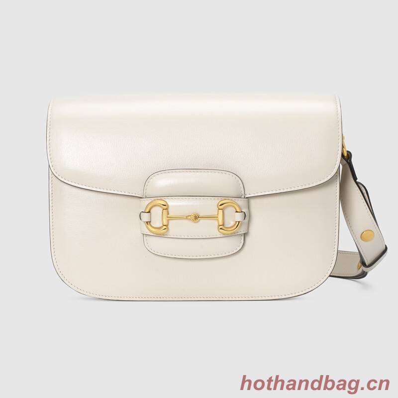 Gucci 1955 leather shoulder bag 602204 white