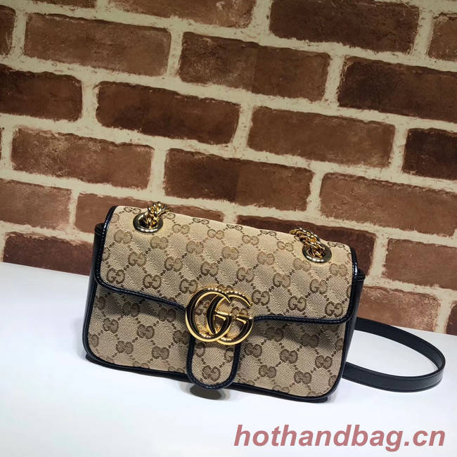 Gucci GG Marmont small shoulder bag 446744 black