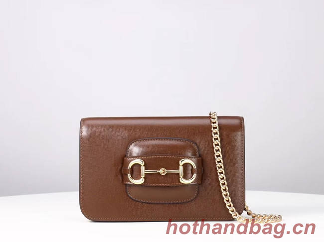 Gucci GG Marmont mini shoulder bag 600663 brown