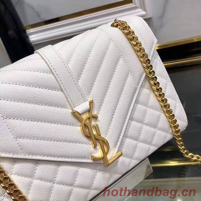 SAINT LAURENT Medium satchel 487206 white