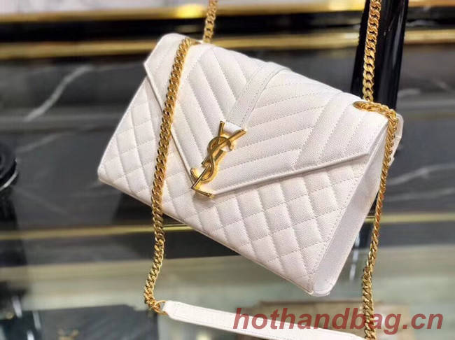 SAINT LAURENT Medium satchel 487206 white