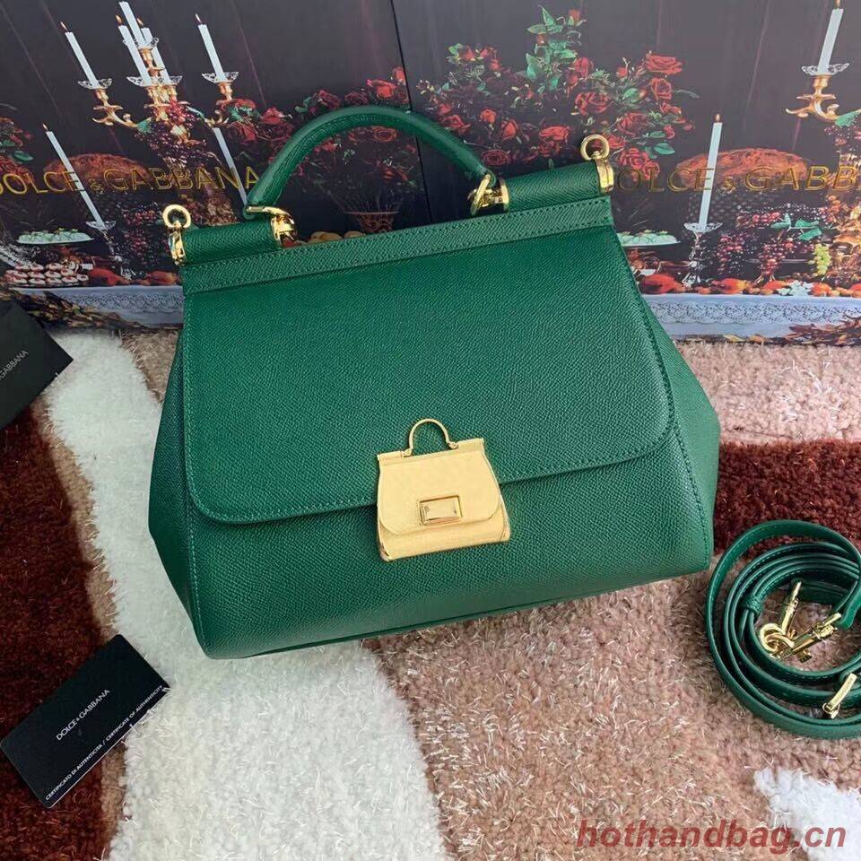 Dolce & Gabbana Origianl Leather Bag 4131 green