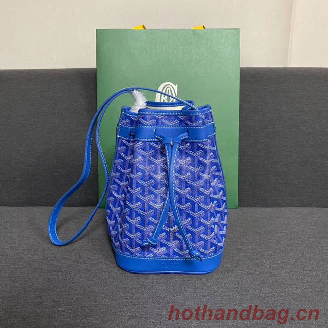 Goyard petit flot drawstring Bag G6959 blue