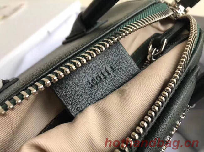 Givenchy Grained Calfskin Small Antigona Bag BB0511 Blackish green