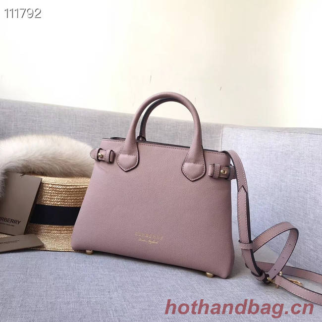 BurBerry Leather Tote Bag 7461 pink