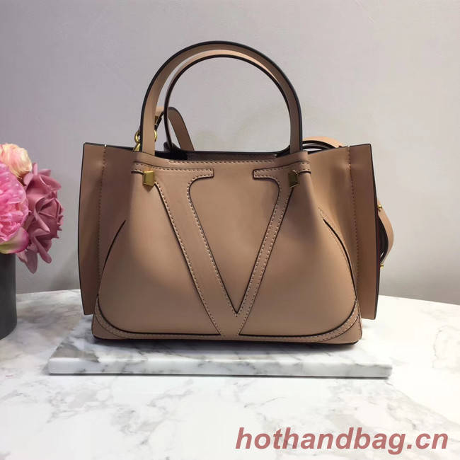 VALENTINO Origianl leather tote 9077 light pink