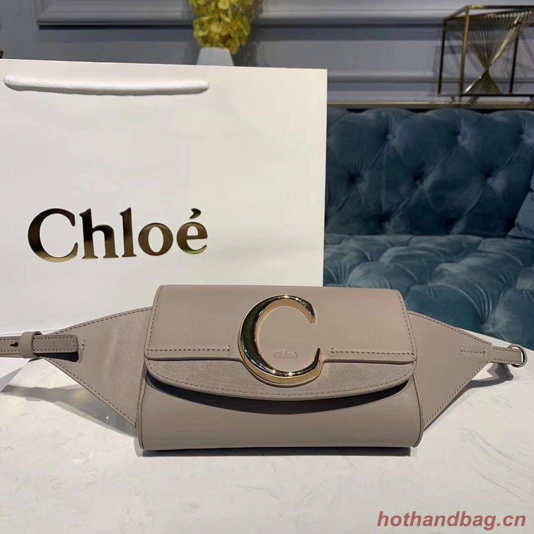 Chloe Original Leather Belt Bag 3S036 grey