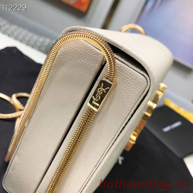 Yves Saint Laurent Kate mini Original leather Shoulder Bag Y593122 white