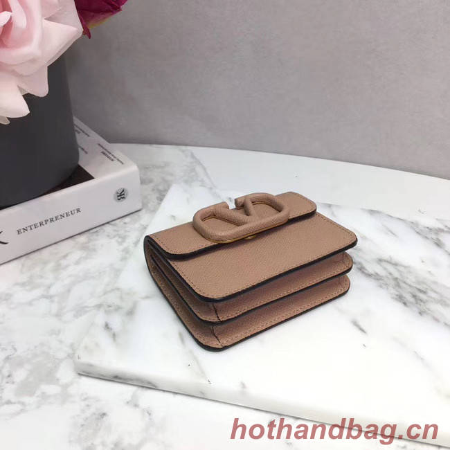 VALENTINO Origianl leather Card Holder 062 pink