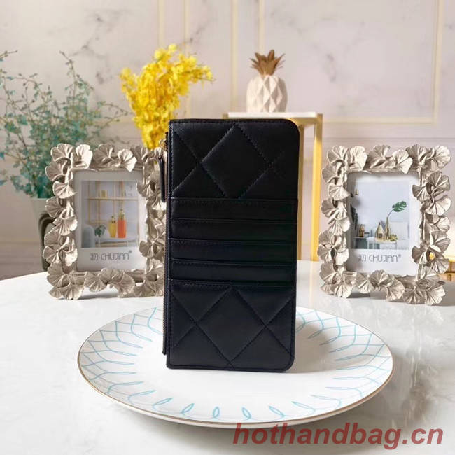 CHANEL 19 Mobile phone case Card Holder AP1182 black