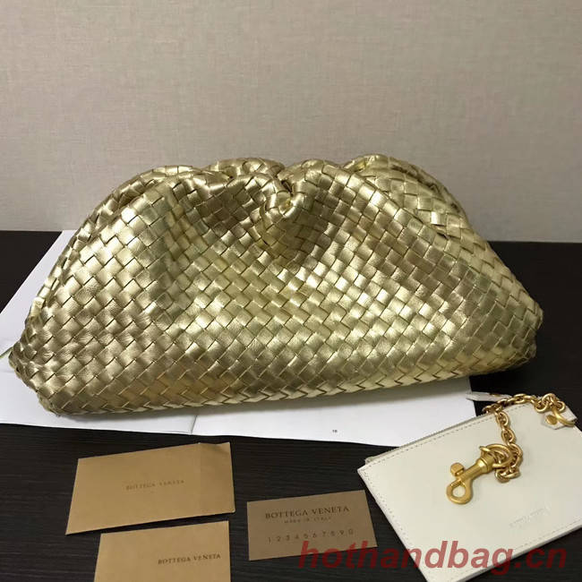 Bottega Veneta Weave Clutch bag 585853 gold