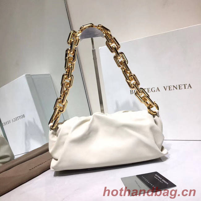 Bottega Veneta Nappa lambskin soft Shoulder Bag 620230 White