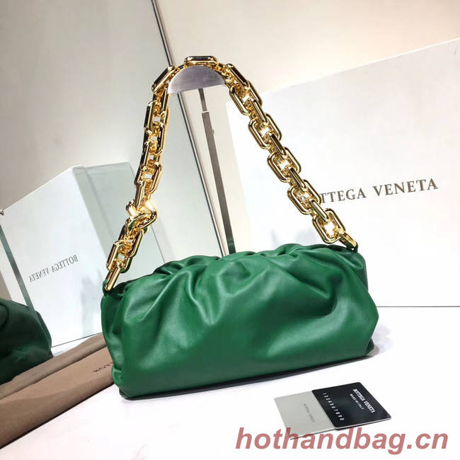 Bottega Veneta Nappa lambskin soft Shoulder Bag 620230 green