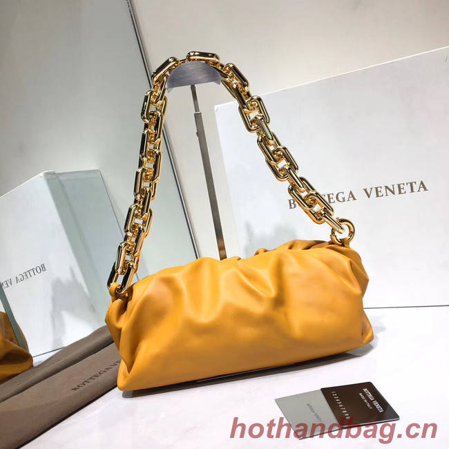 Bottega Veneta Nappa lambskin soft Shoulder Bag 620230 yellow