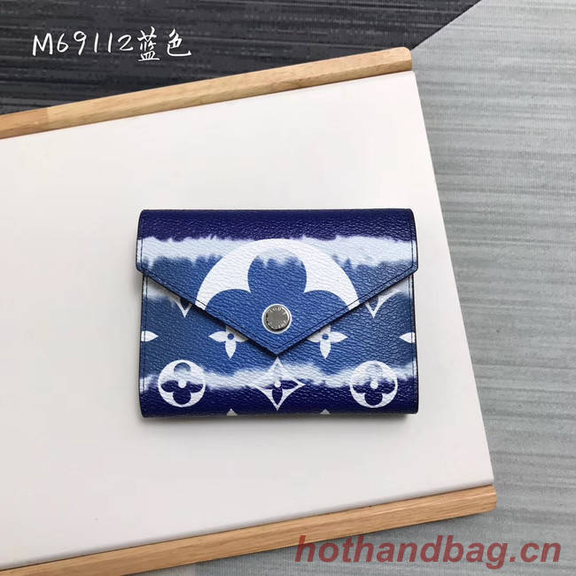 Louis vuitton ESCALE VICTORINE Wallet M68842 blue