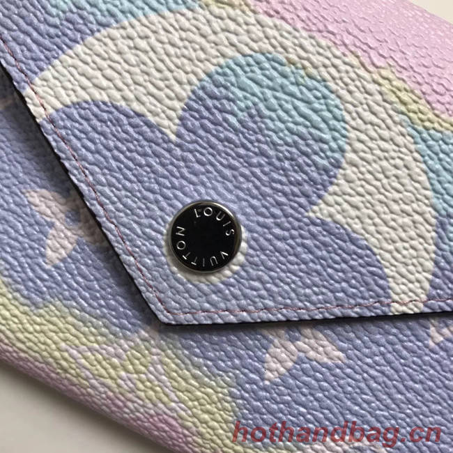 Louis vuitton ESCALE VICTORINE Wallet M68842 pink