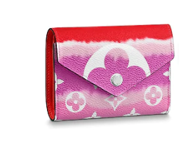 Louis vuitton ESCALE VICTORINE Wallet M68842 rose