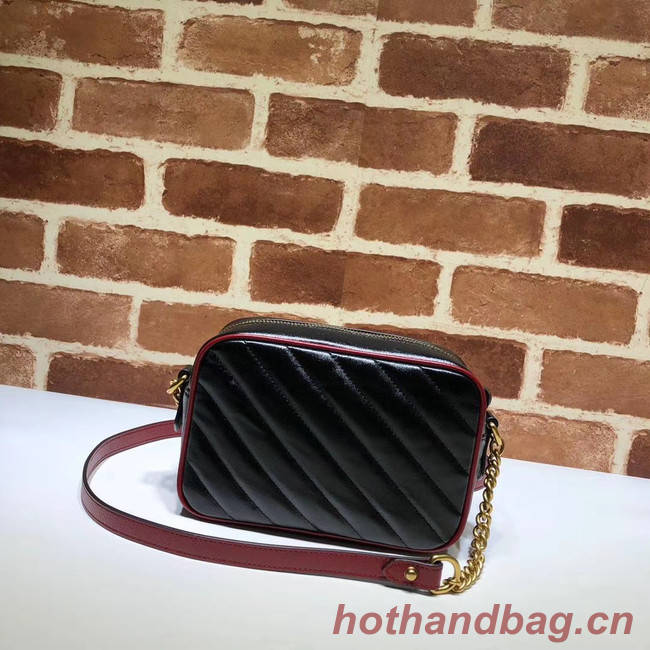 Gucci GG Marmont Matelasse mini Bag 448065 black