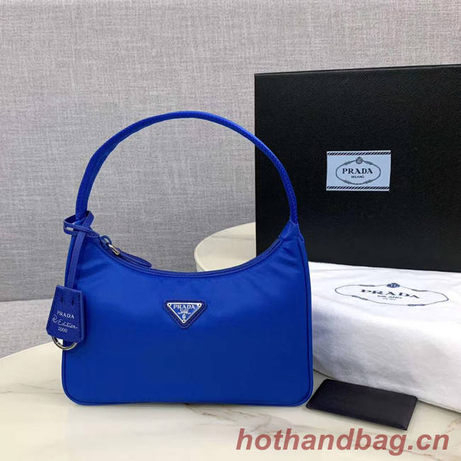 Prada Re-Edition 2000 nylon mini-bag 1NE515 Electro optic blue