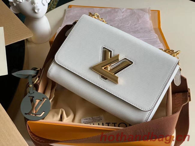 Louis vuitton original epi leather TWIST M50280 white