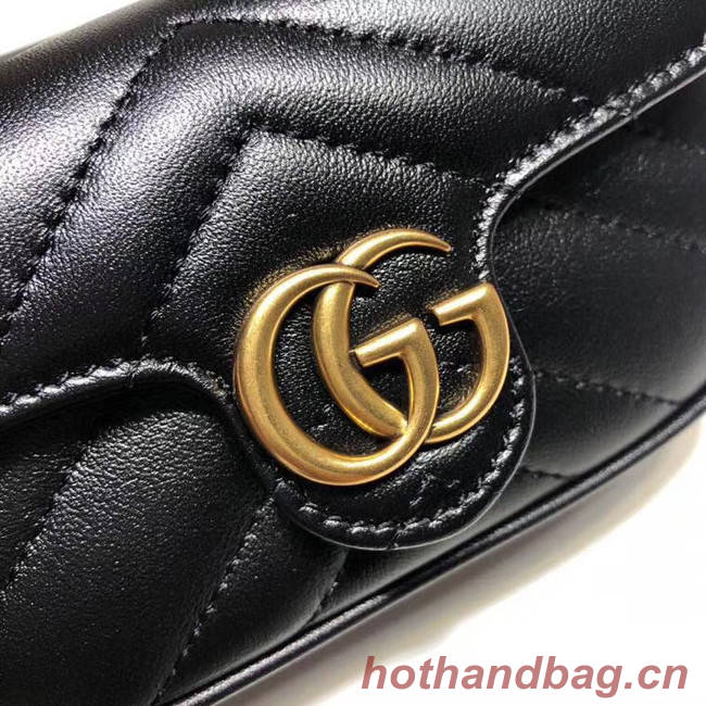 Gucci GG Marmont super Clutch bag 575161 black