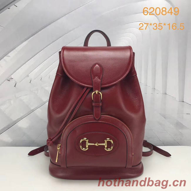 Gucci 1955 Horsebit backpack 620849 red