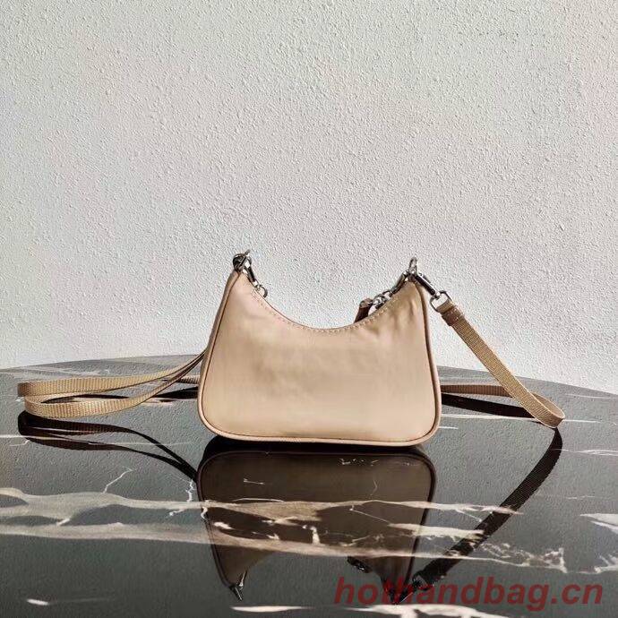 Prada Re-Edition nylon mini shoulder bag 1TT122  apricot