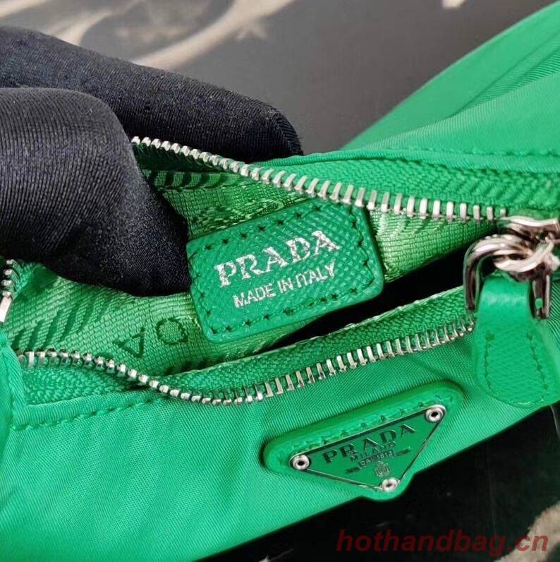 Prada Re-Edition nylon mini shoulder bag 1TT122 green