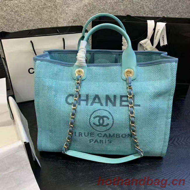 Chanel Shopping bag A66941 sky blue