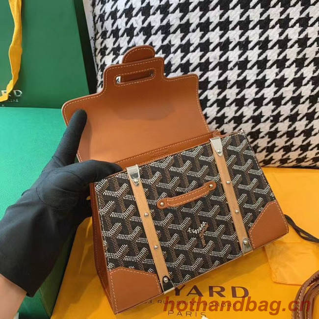 Goyard mini saigon tote bag 55632 brown