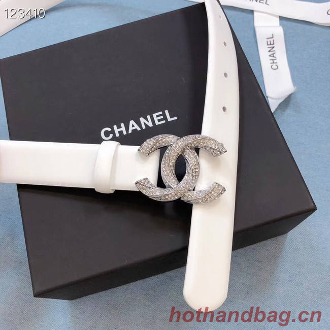 Chanel Original Calf Leather 3602 white&Silver