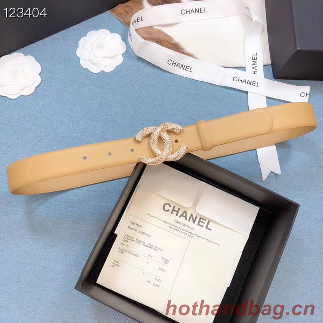 Chanel Original Calf Leather 3602 yellow&gold