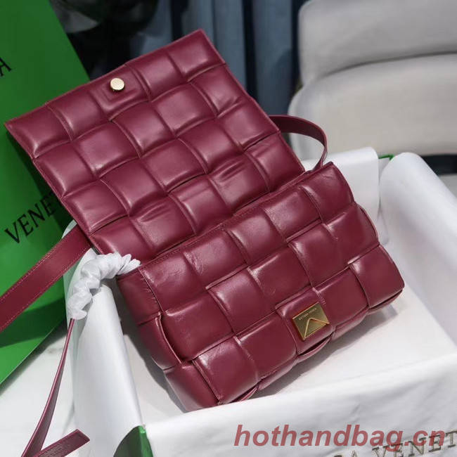 Bottega Veneta PADDED CASSETTE BAG 591970 Burgundy