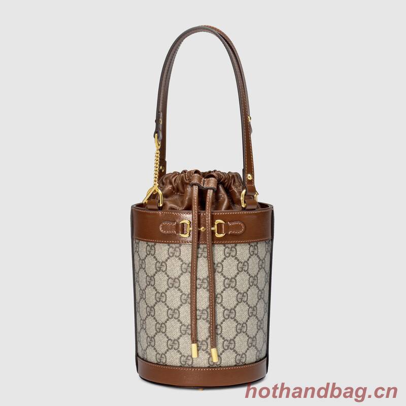 Gucci Horsebit 1955 small bucket bag 637115 brown