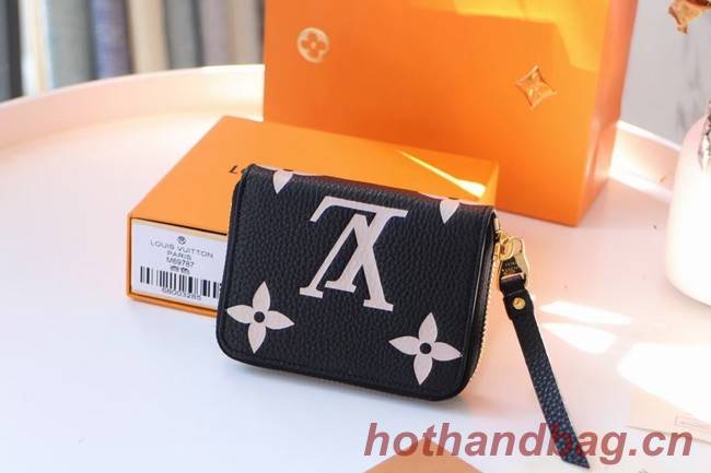 Louis Vuitton Original LV CRAFTY ZIPPY M69797 black