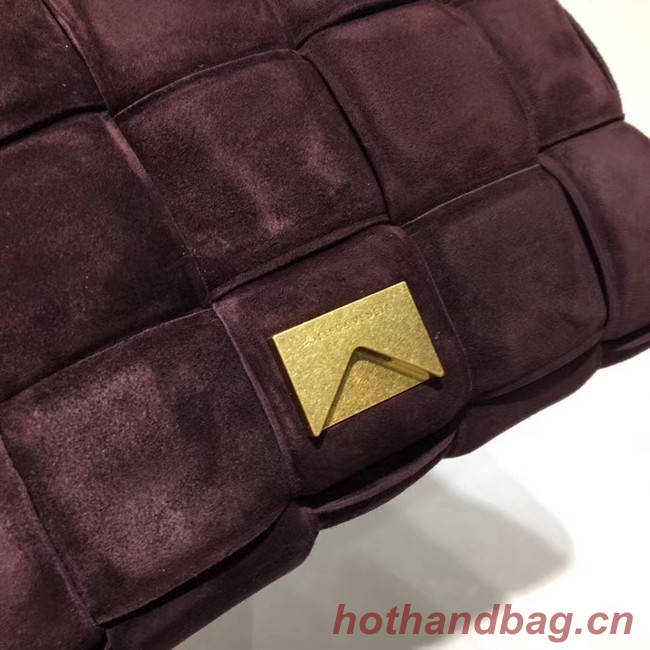 Bottega Veneta PADDED CASSETTE BAG suede 591970 Fondant