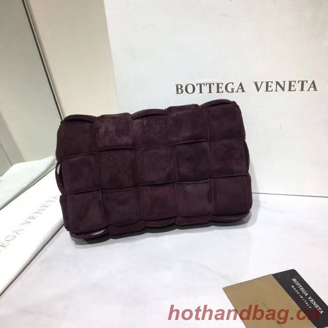 Bottega Veneta PADDED CASSETTE BAG suede 591970 Fondant