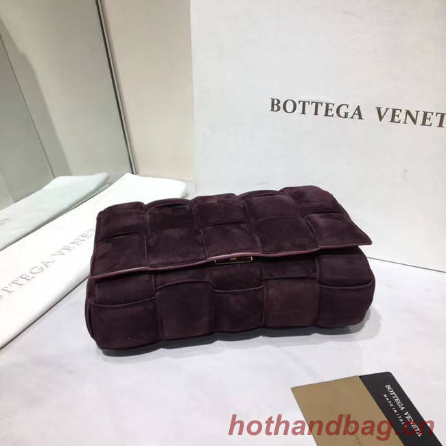 Bottega Veneta PADDED CASSETTE BAG suede 591970 Fondant